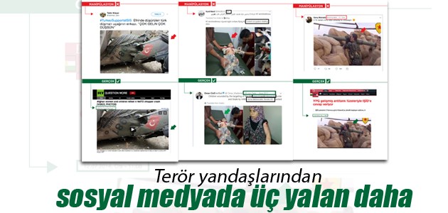 Terör yandaşlarından sosyal medyada üç yalan daha ile ilgili görsel sonucu