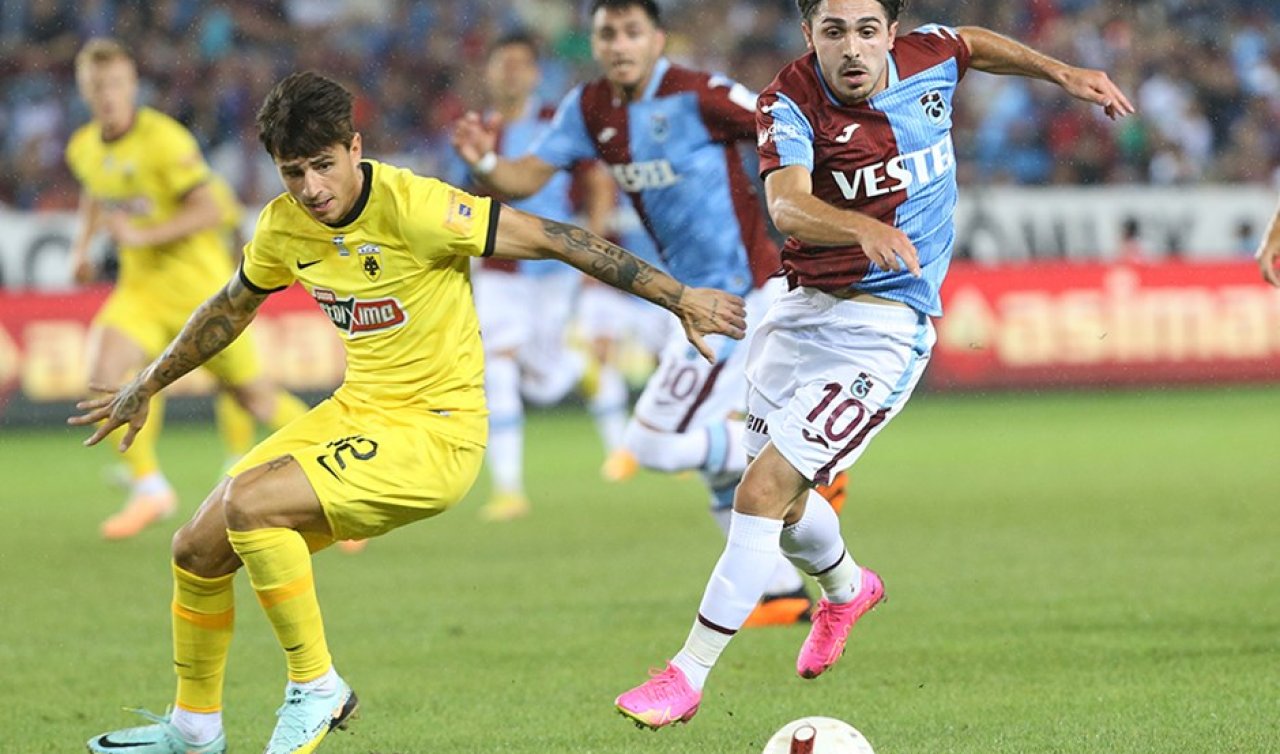  Trabzonspor AEK’e mağlup oldu: Yeni transfer hastaneye kaldırıldı