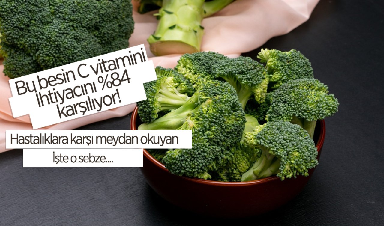 Bu besin C vitamini ihtiyacını %84 karşılıyor!  Hastalıklara karşı meydan okuyan işte o sebze…