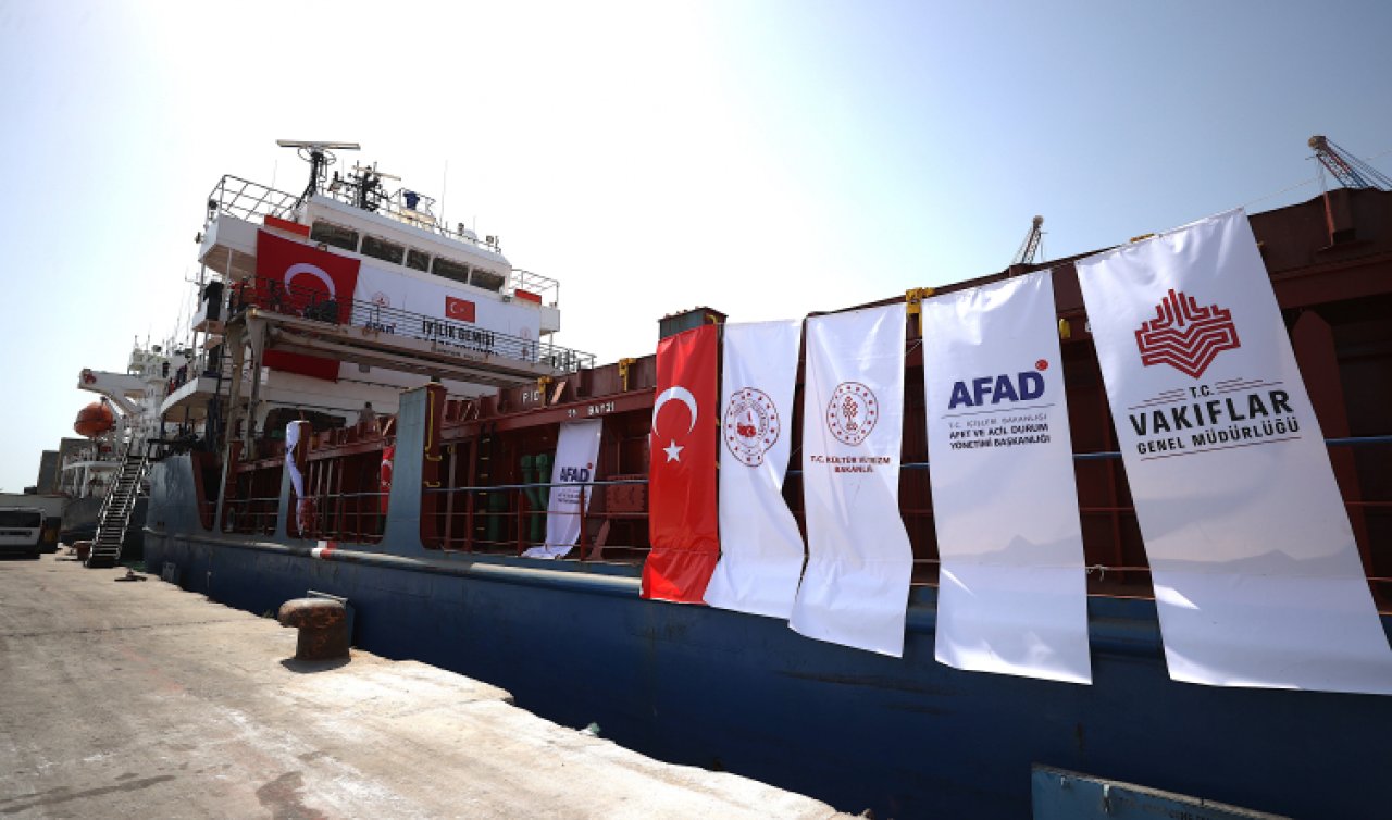Türkiye’nin 8’inci insani yardım gemisi Gazze için yola çıktı