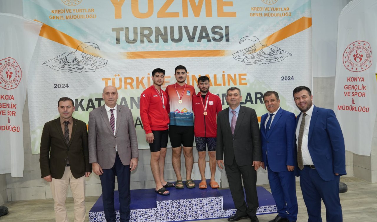 Konya’da Yurtlar Arası Yüzme Yarışları düzenlendi