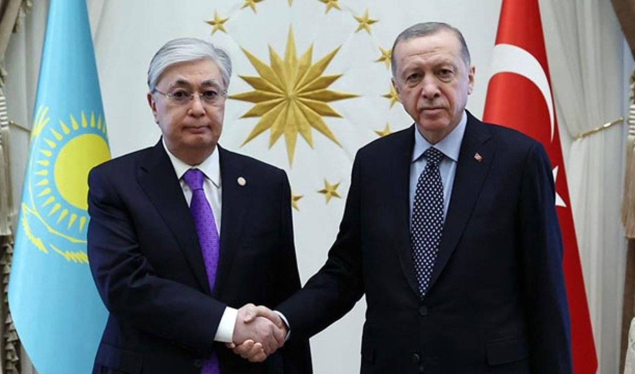 Cumhurbaşkanı Erdoğan Kazakistan Cumhurbaşkanı ile görüştü