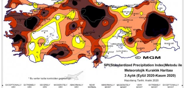  Konya ‘Olağanüstü kuraklık’ seviyesinde  