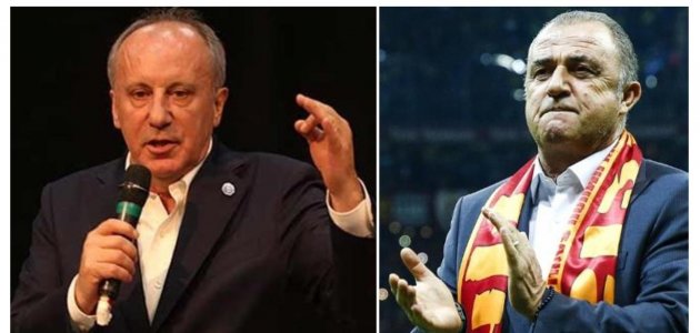    Muharrem İnce Fatih Terim’e özendi! 