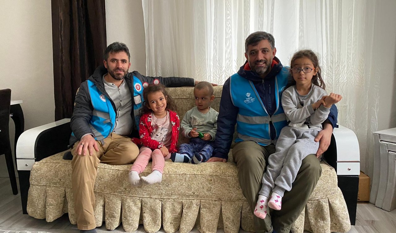 Konya’da depremzede ailelere manevi destek