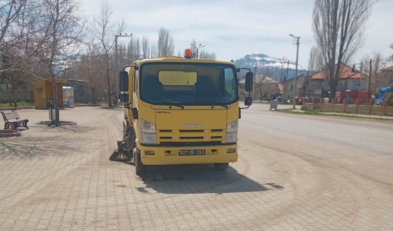  Seydişehir’de bayram öncesi temizlik çalışmaları başladı