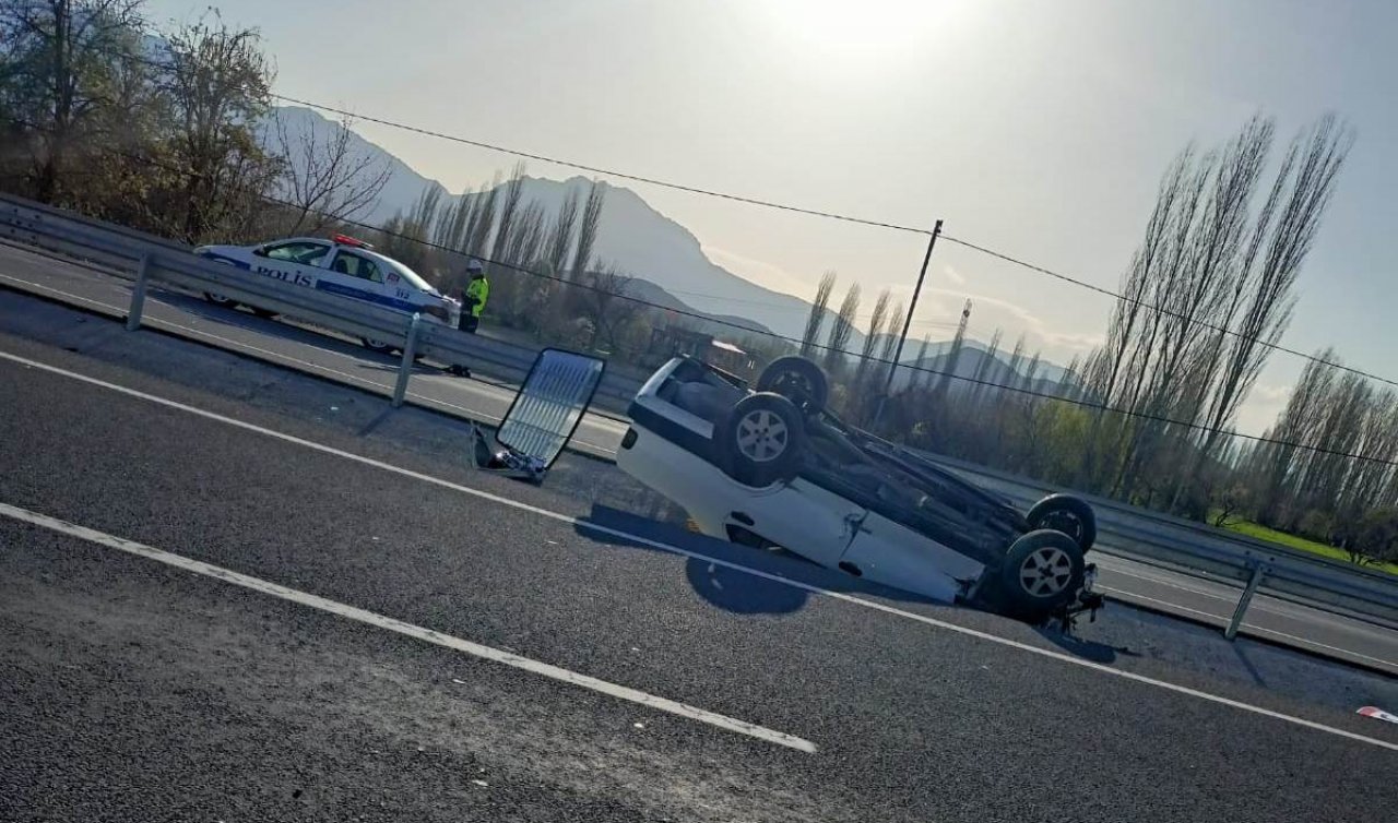  Konya’da trafik kazası: 2 yaralı