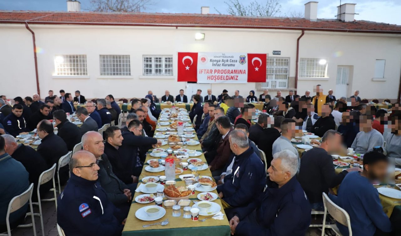  Konya Açık Ceza İnfaz Kurumu’nda iftar programı düzenlendi