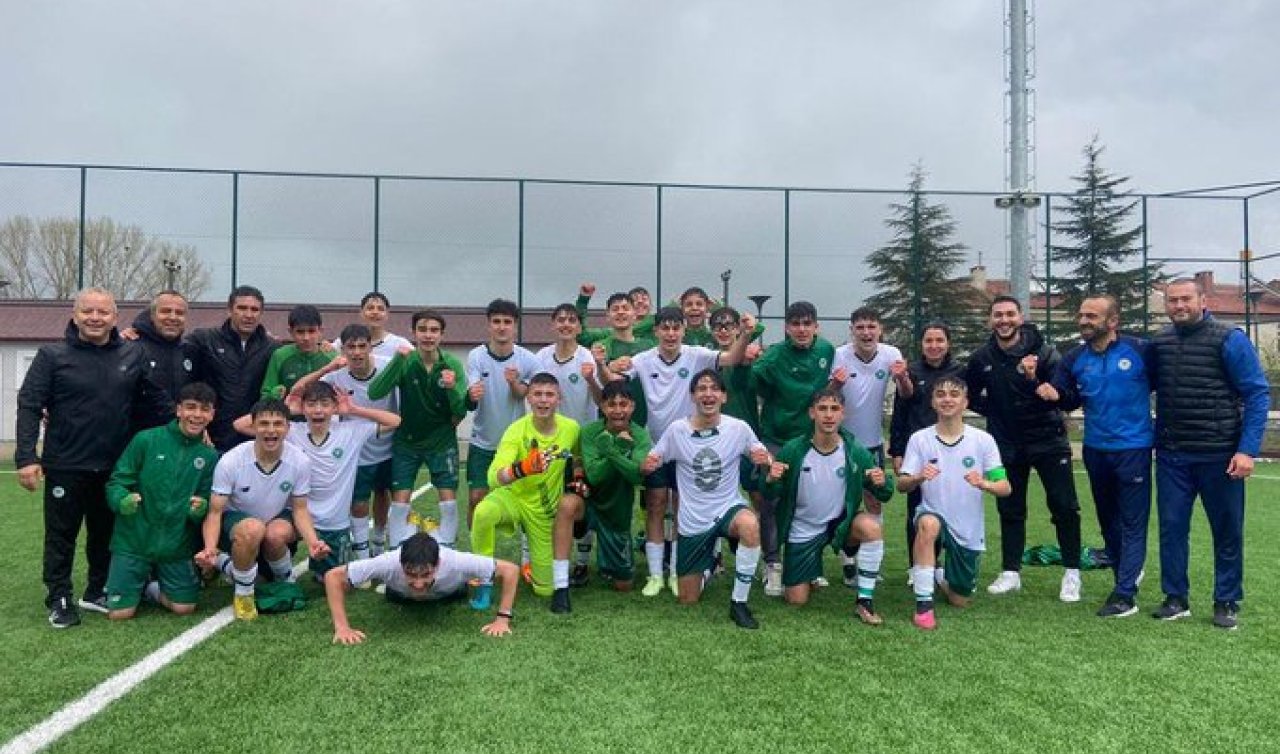  Konyaspor U15 Galatasaray’ı eledi