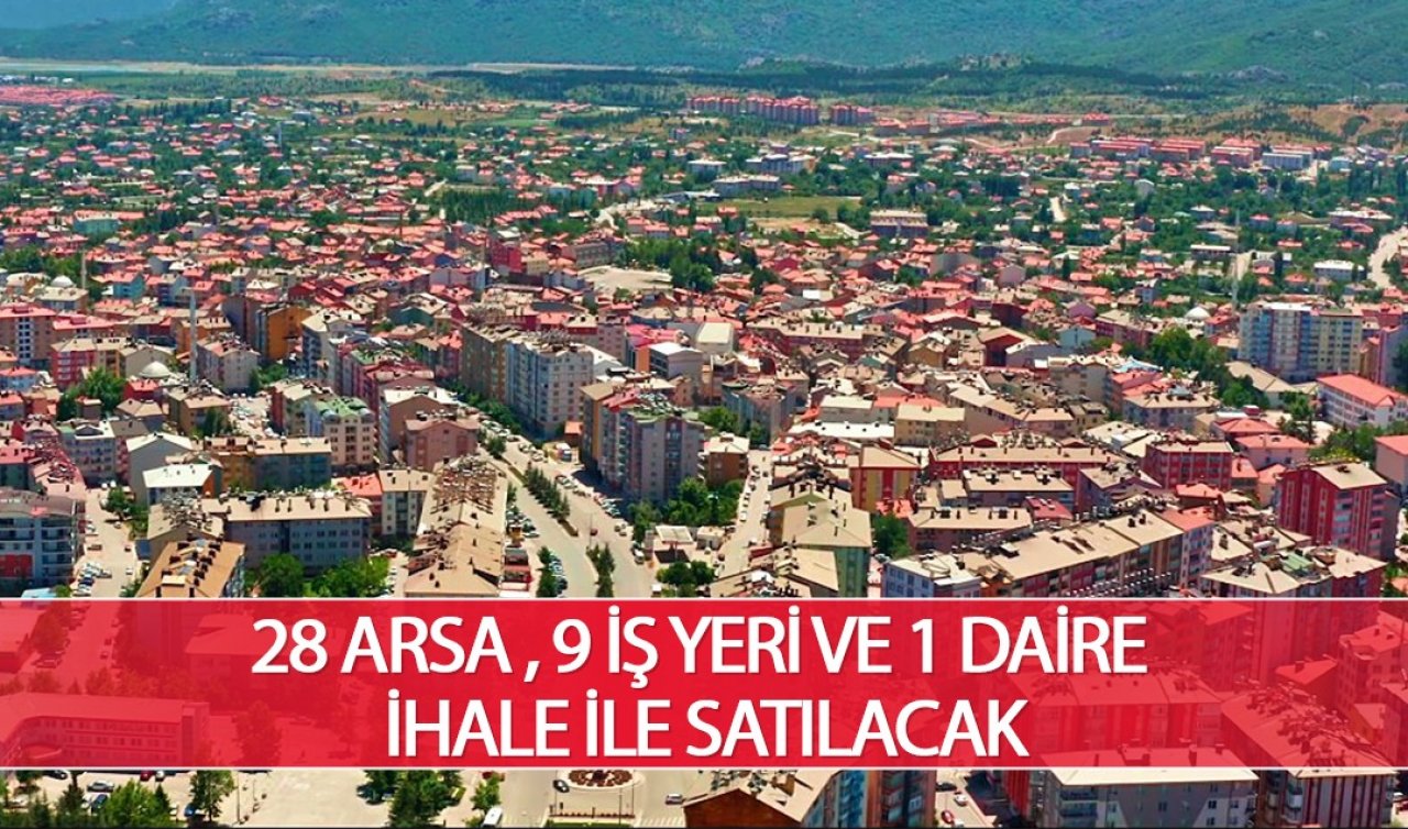 Konya’da 28 arsa, 9 dükkan ve 1 daire için ilana çıkıldı! İhale ile al, taksitle öde Uygun fiyatlarla yatırım fırsatı