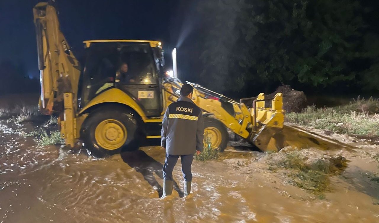  Konya’daki yağışlara karşı ekipler seferber!