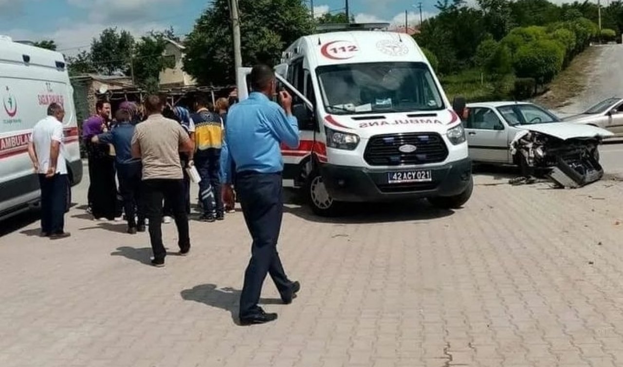  Konya’da trafik kazası: 6 yaralı