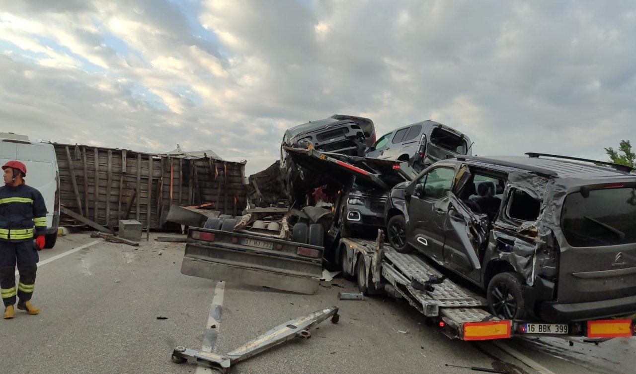  Konya-İstanbul Yolu savaş alanına döndü! Ulaşım kitlendi