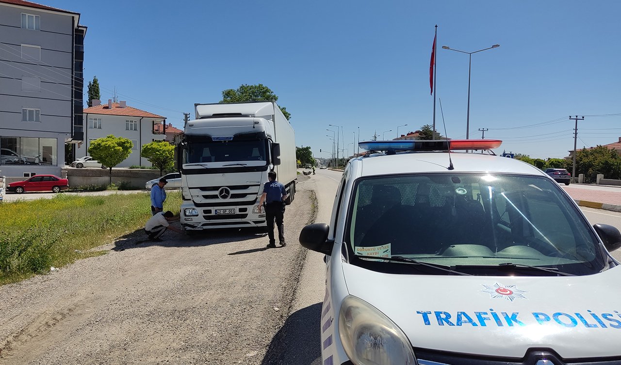  Konya’da tır ile motosiklet çarpıştı: 1 yaralı