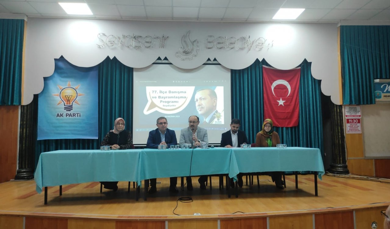 AK Parti Seydişehir İlçe Başkanlığı 77. Danışma Meclis toplantısı