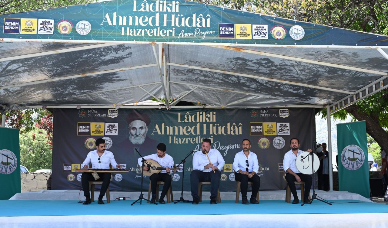  Konya’da Ladikli  Ahmet Hudai anıldı 