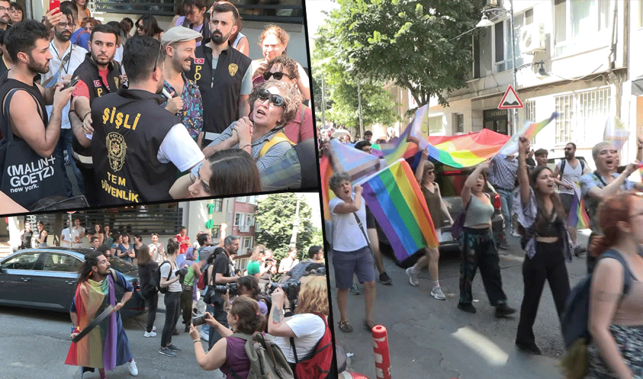  LGBT terörü gün yüzüne çıktı: Sokaklarda slogan, polise tehdit!