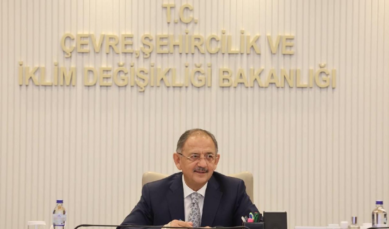  Bakan Özhaseki: Hatay’a 254 bin 195 konut inşa edilecek