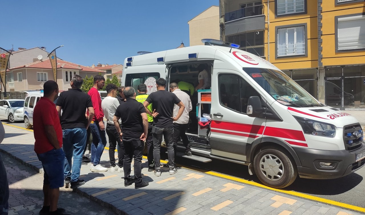  Konya’da trafik kazası: 1 kişi yaralandı