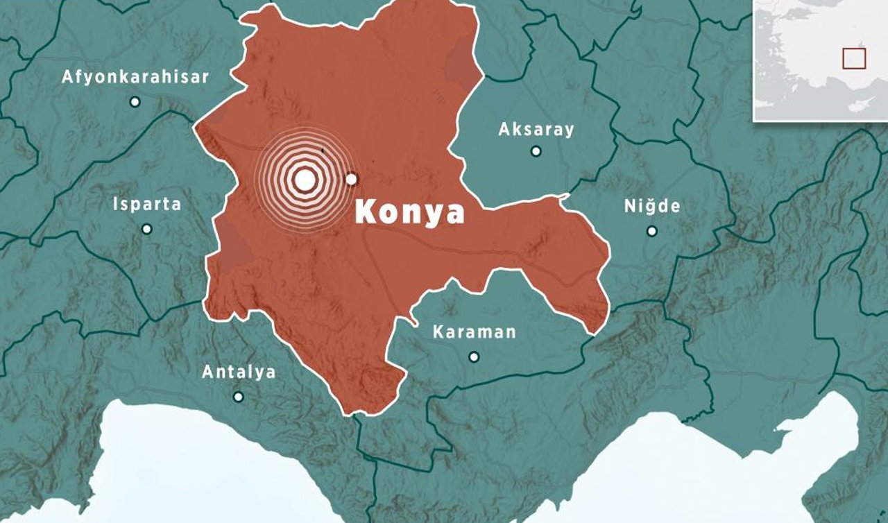  Konya’da deprem sonrası sular bulandı!