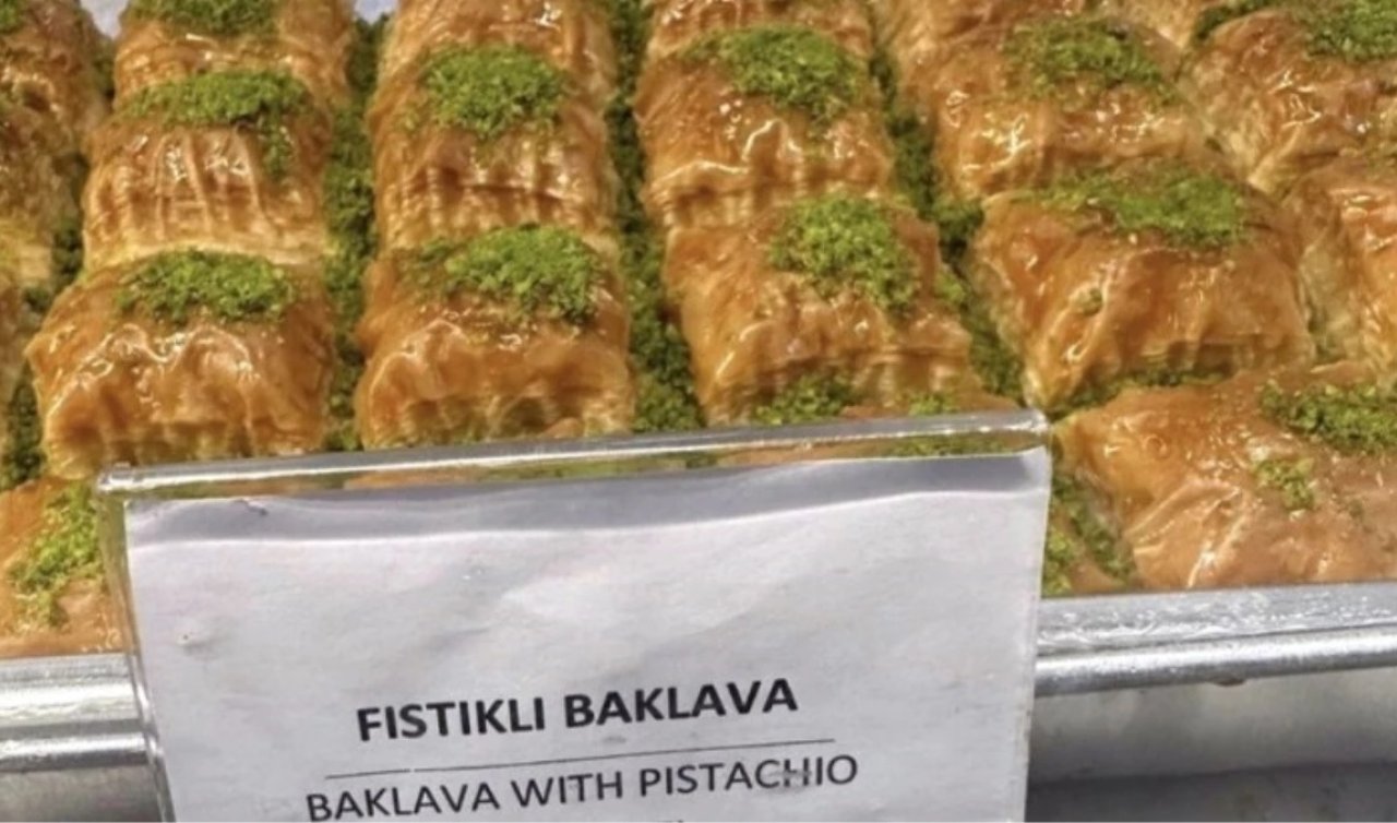  Havalimanlarında bir dilim baklavanın fiyatını duyan arkasına bakmadan kaçıyor