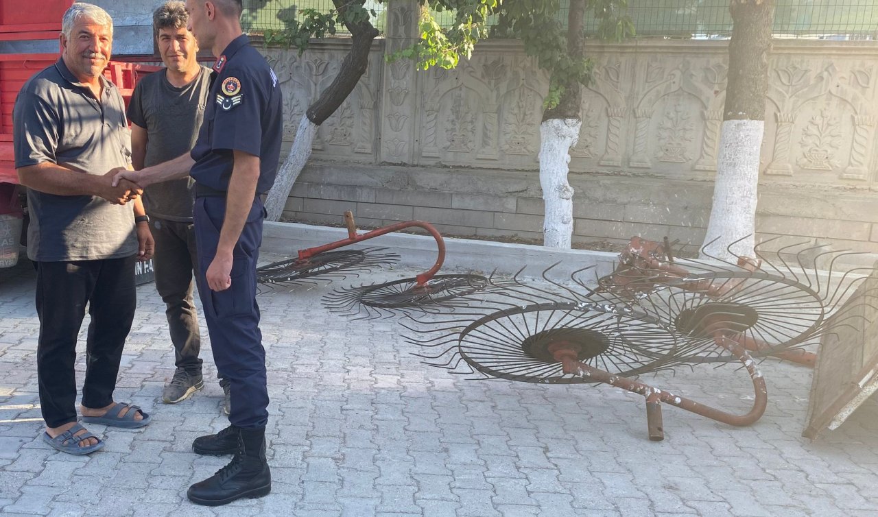  Konya’da biçme makinesi hırsızlığı: Sahibine teslim edildi, 4 kişi gözaltında