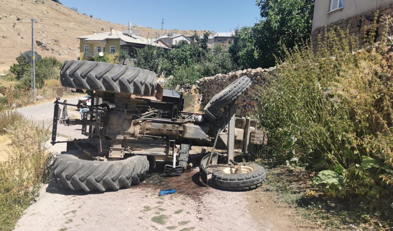  Konya’da traktör devrildi: 1 ölü