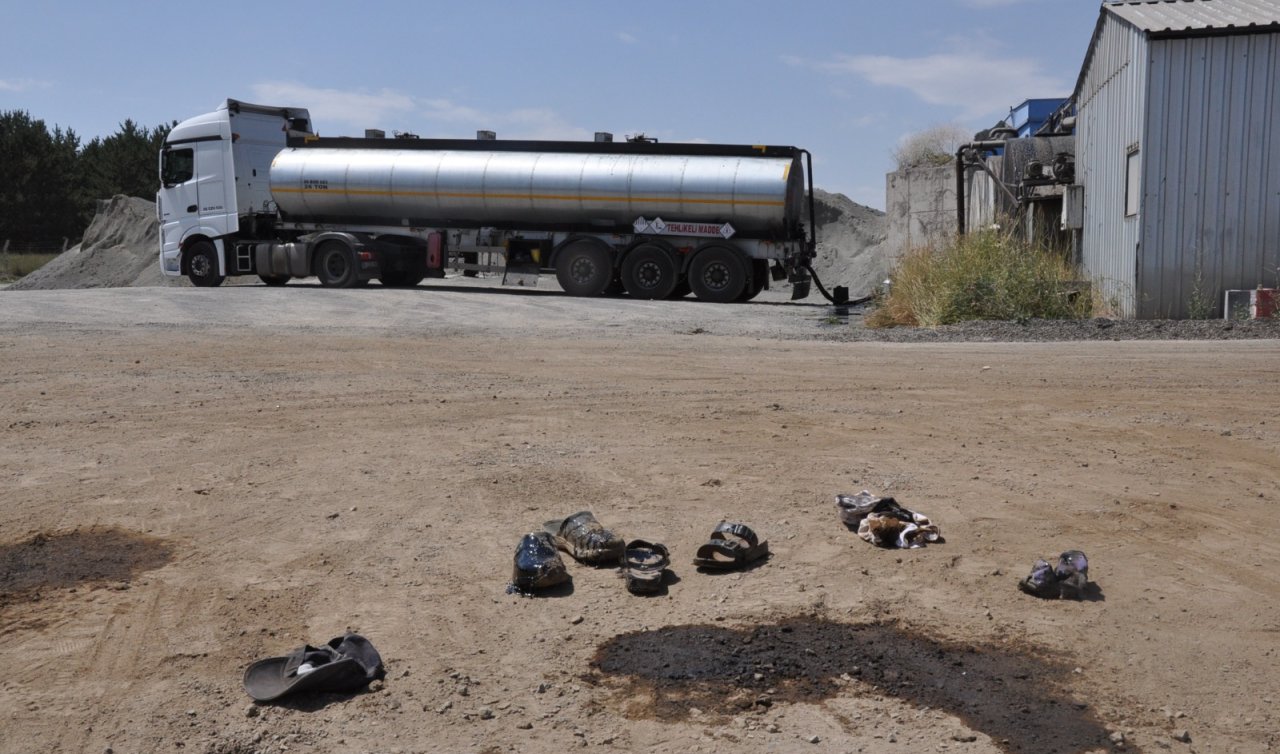  Tankerden boşaltılan sıcak zift işçilerin üzerine sıçradı; 3 ağır yaralı