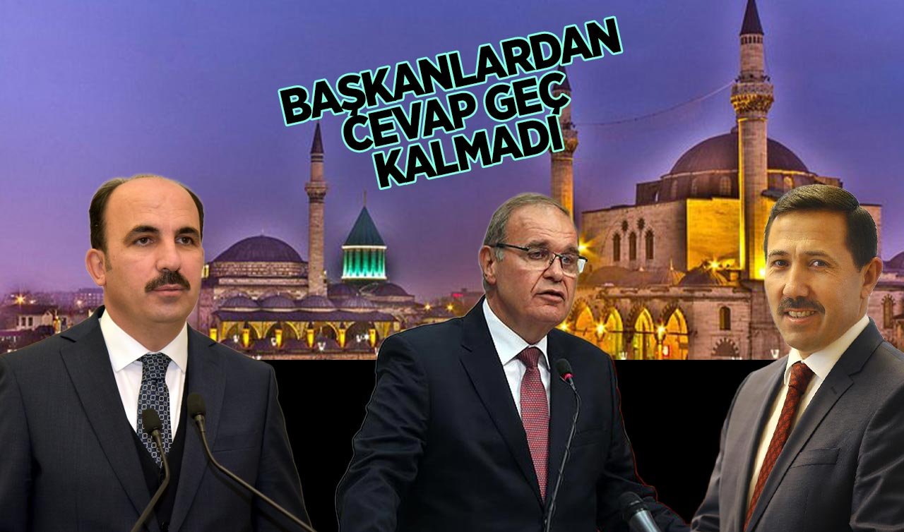  CHP’li Öztrak: “Konya’yı bile alacağız’’ dedi: Konya’nın belediye başkanlarından cevap geç kalmadı!