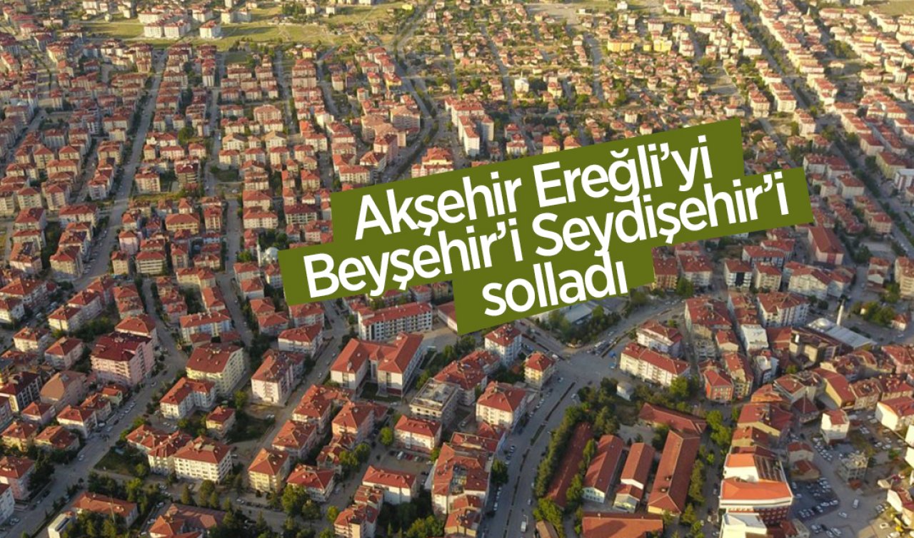 Konya’da Akşehir il olma yolunda diğer ilçeler yerinde sayıyor!