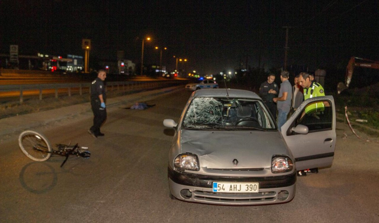  Otomobilin çarptığı bisikletin sürücüsü yaşamını yitirdi