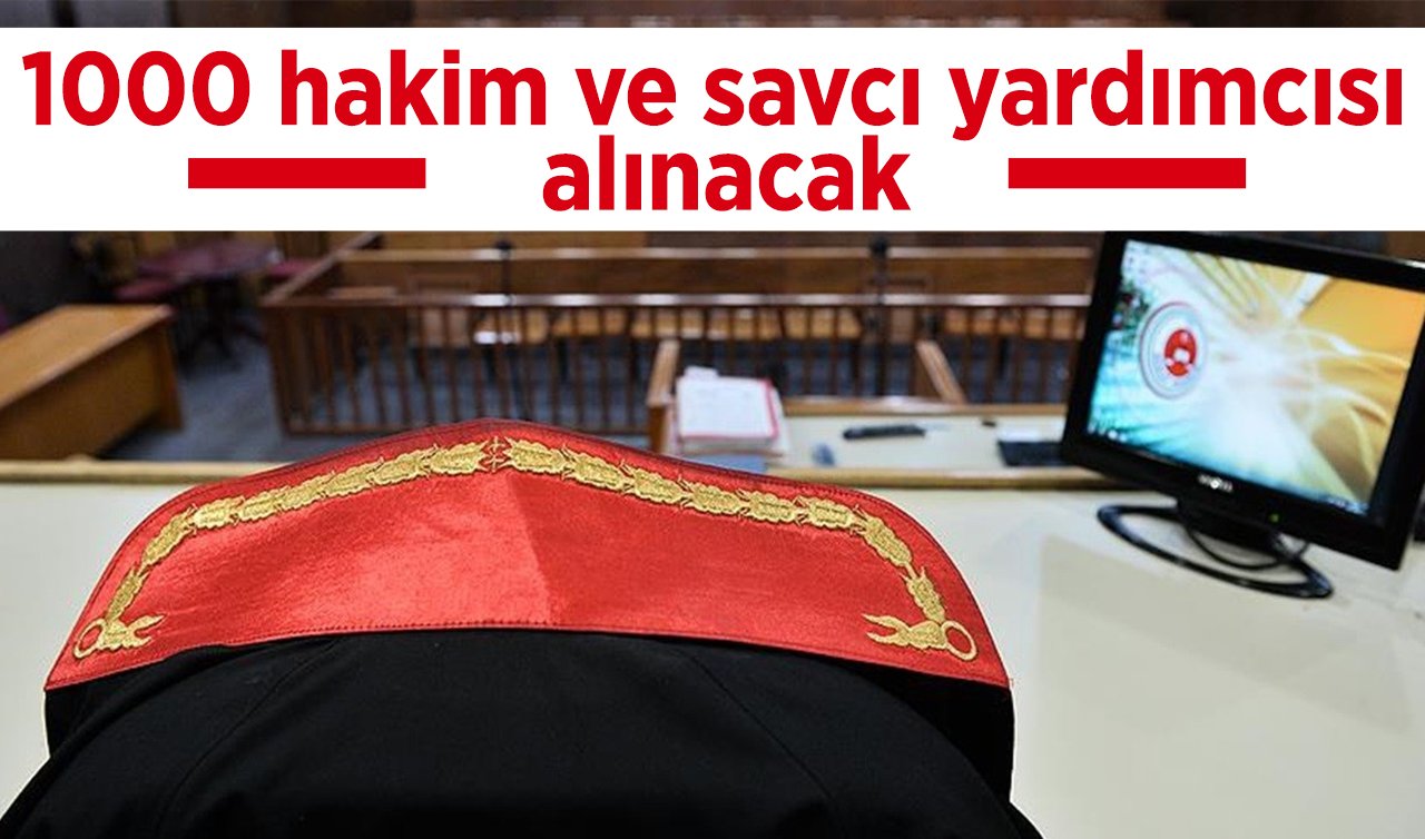  Yargıya taze kan! Adalet Bakanlığı 1000 hakim ve savcı yardımcısı alacak