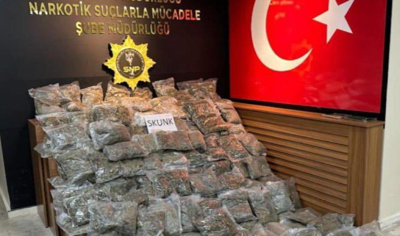  90 kilogram uyuşturucu ele geçirildi