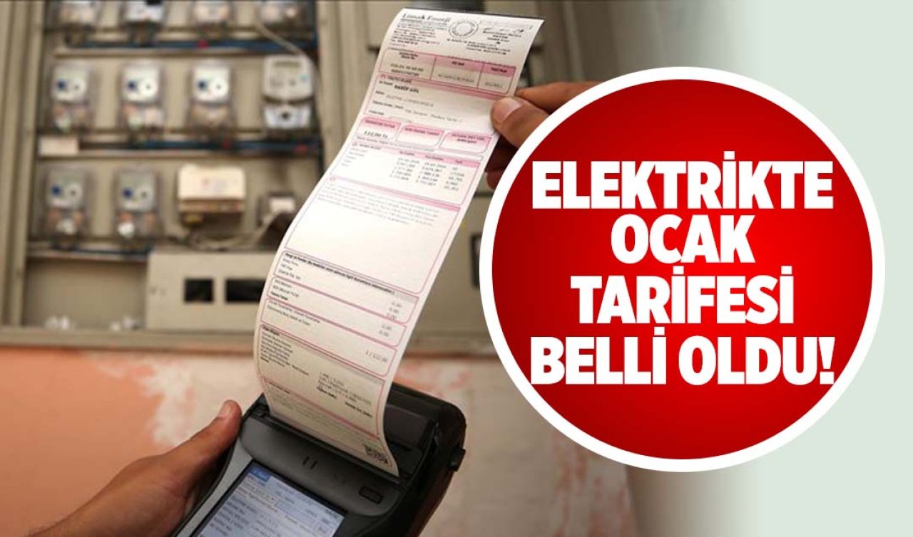  Elektrikte ocak tarifesi belli oldu