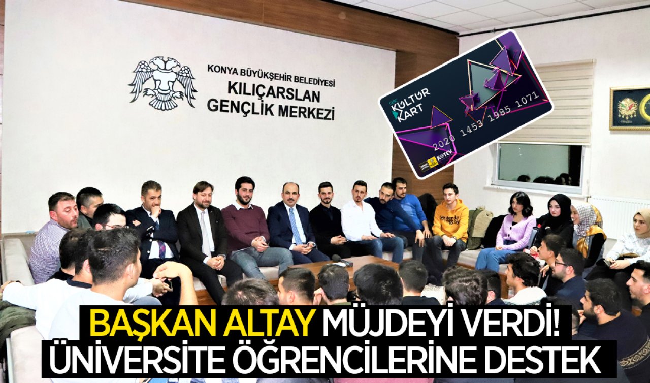  Başkan Altay müjdeyi verdi! Üniversite öğrencilerine yönelik yeni proje başladı