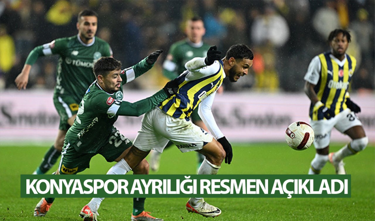  Konyaspor ayrılığı resmen açıkladı