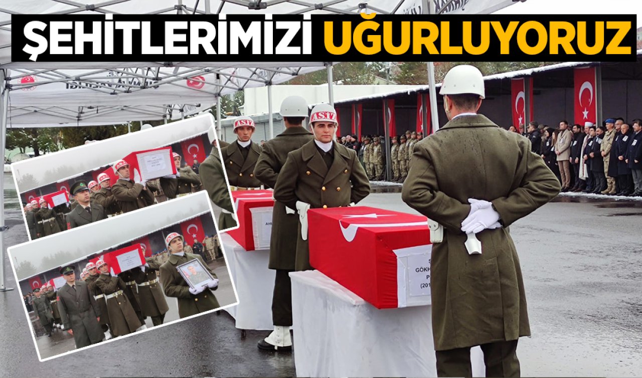  Pençe-Kilit şehitleri için Şırnak’ta uğurlama töreni