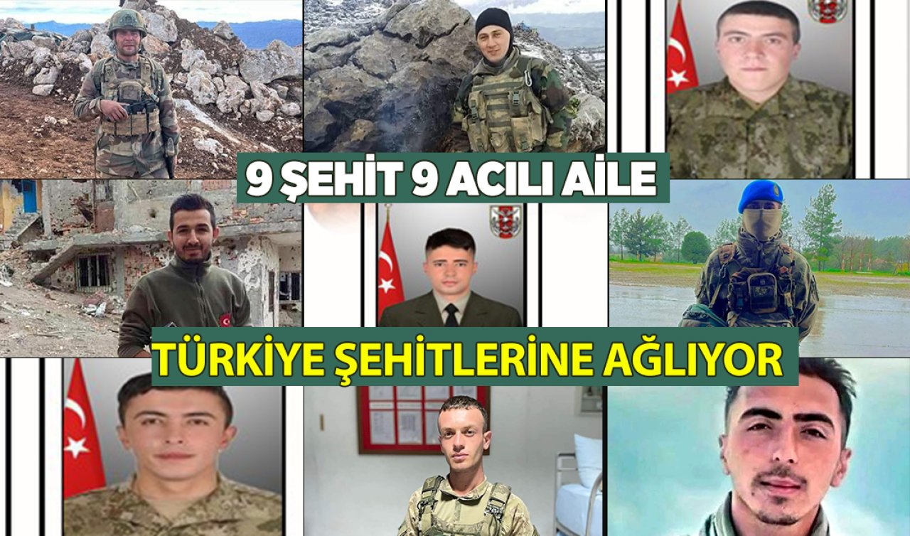  Türkiye şehitlerine ağlıyor...