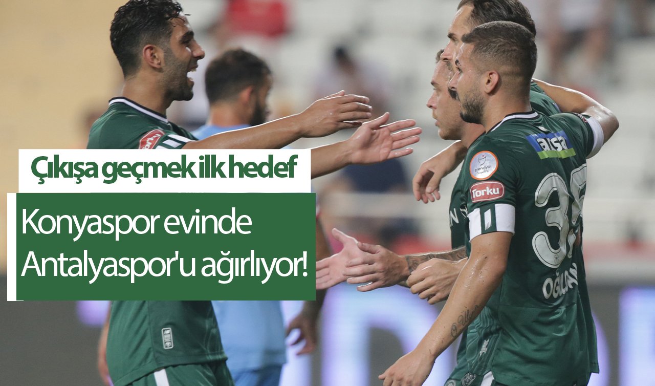  Konyaspor evinde Antalyaspor’u ağırlıyor! Çıkışa geçmek ilk hedef.. 