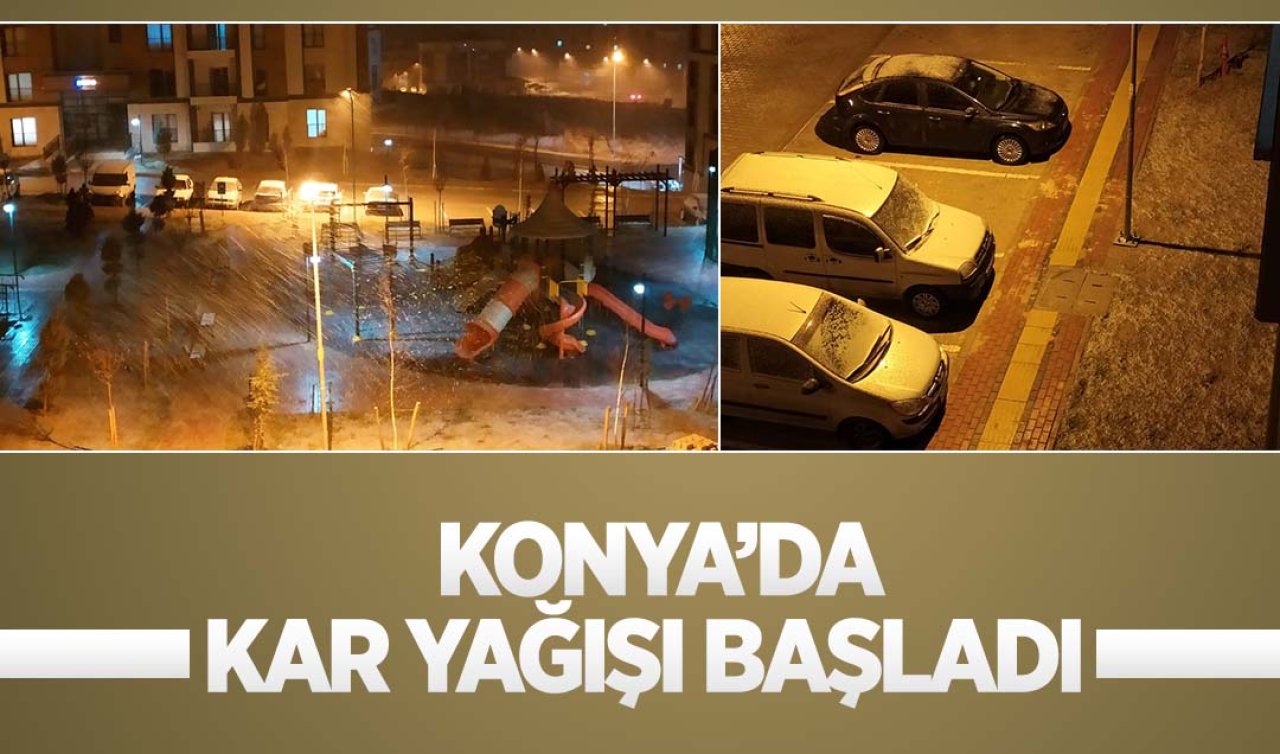  Konya’da kar yağışı başladı: Konya’da kar yağışı ne kadar sürecek?