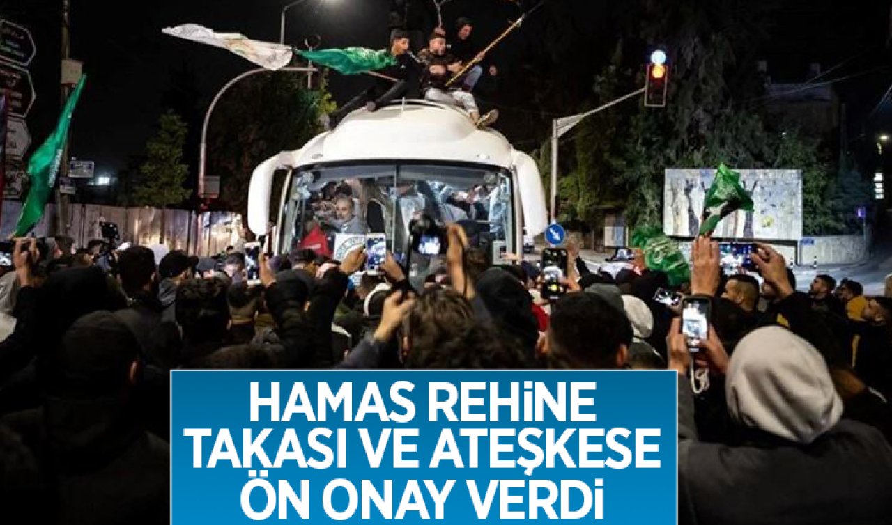  Hamas rehine takası ve ateşkese ön onay verdi