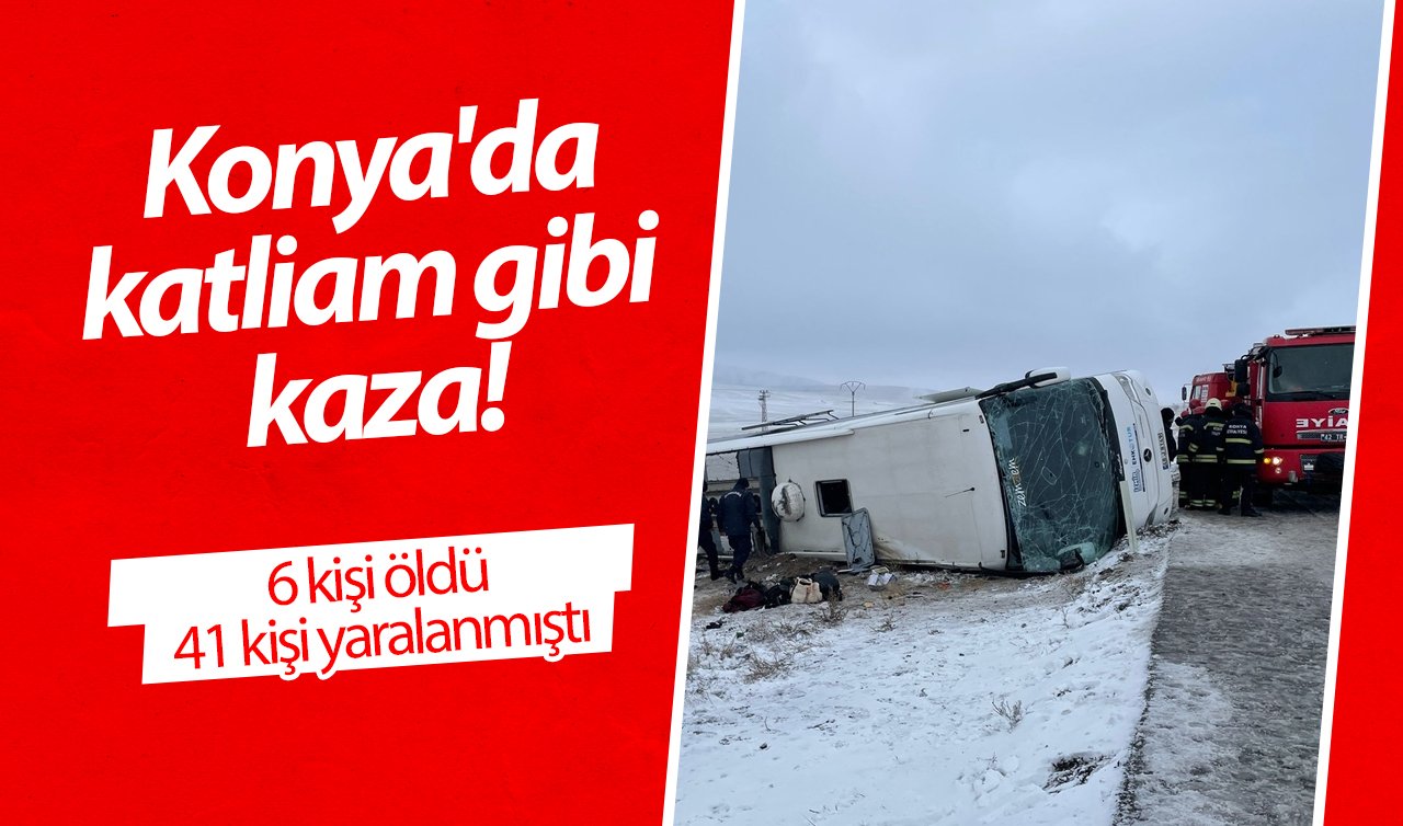   Konya’da katliam gibi kaza! 6 kişinin öldüğü tur otobüsü kazasına ilişkin yargılama sürüyor