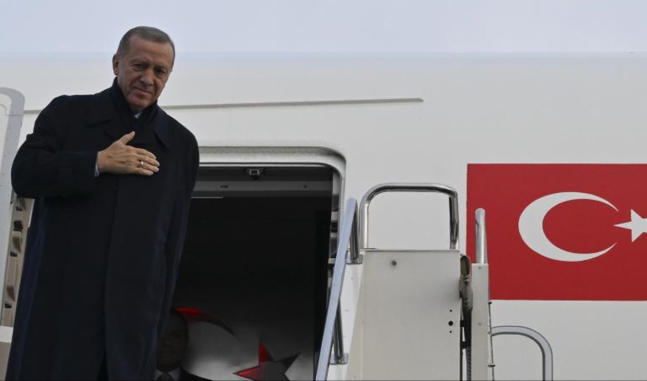  Cumhurbaşkanı Erdoğan Mısır’a gitti