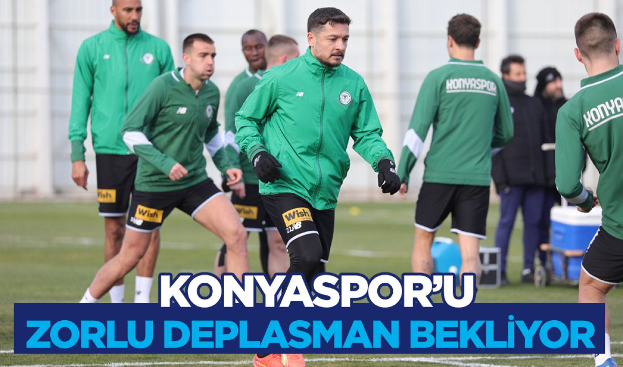  Konyaspor’u zorlu deplasman bekliyor 