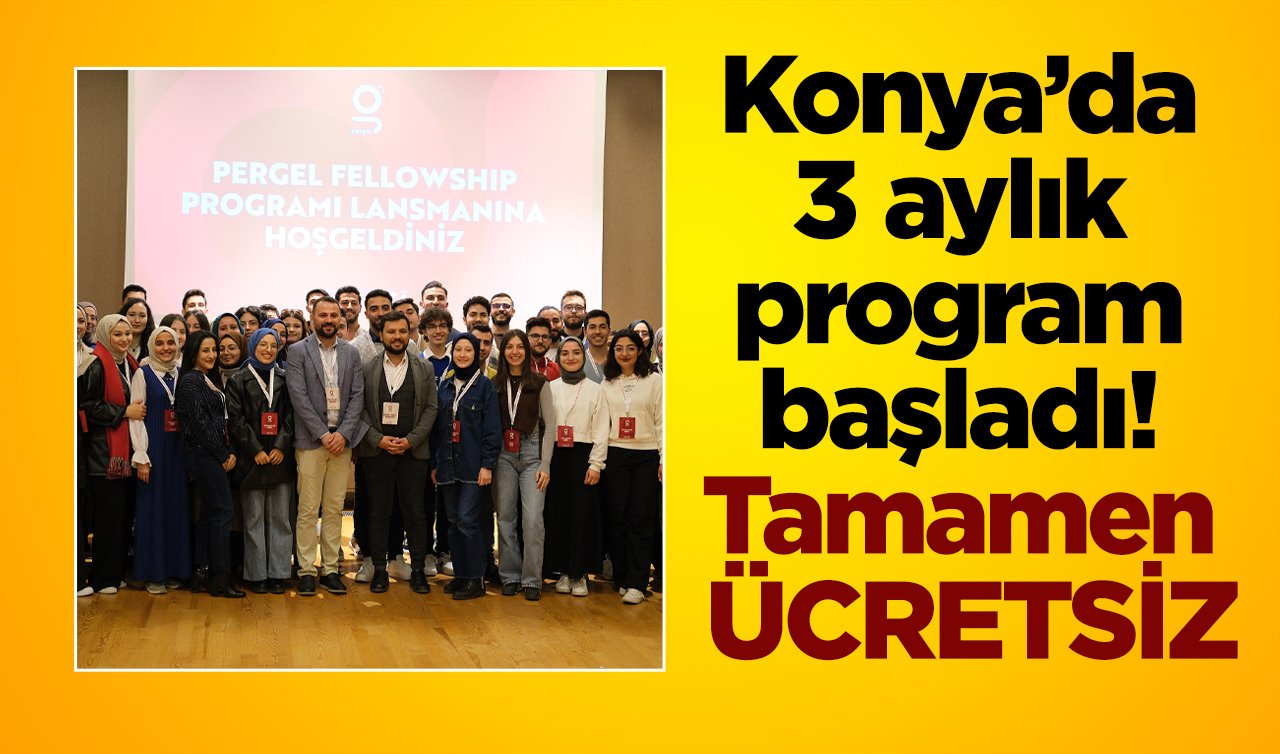  Konya’da 3 aylık program başladı! Tamamen ücretsiz:  Yetenekler keşfediliyor!