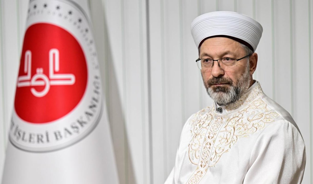  Diyanet Başkanı Erbaş: Müslümanların en temel sorunu parçalanmışlık