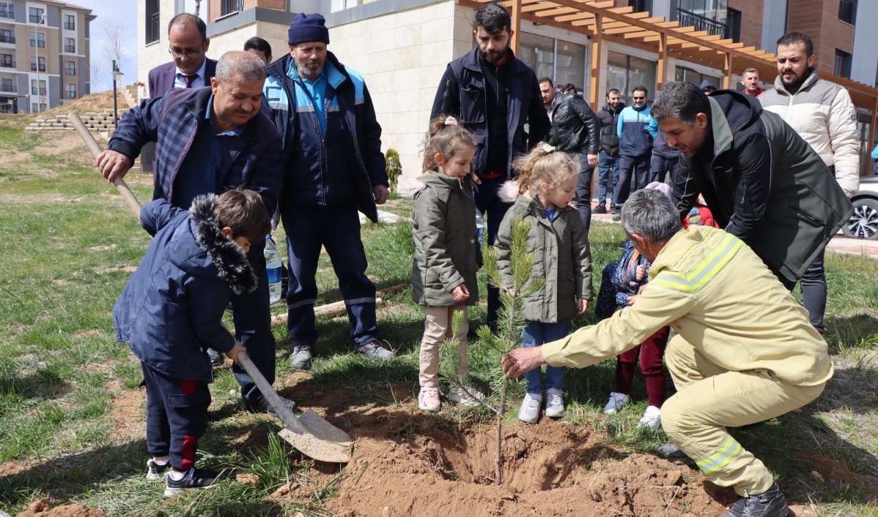  Daha yeşil bir Ardıçlı için 10 bin fidan dağıtıldı