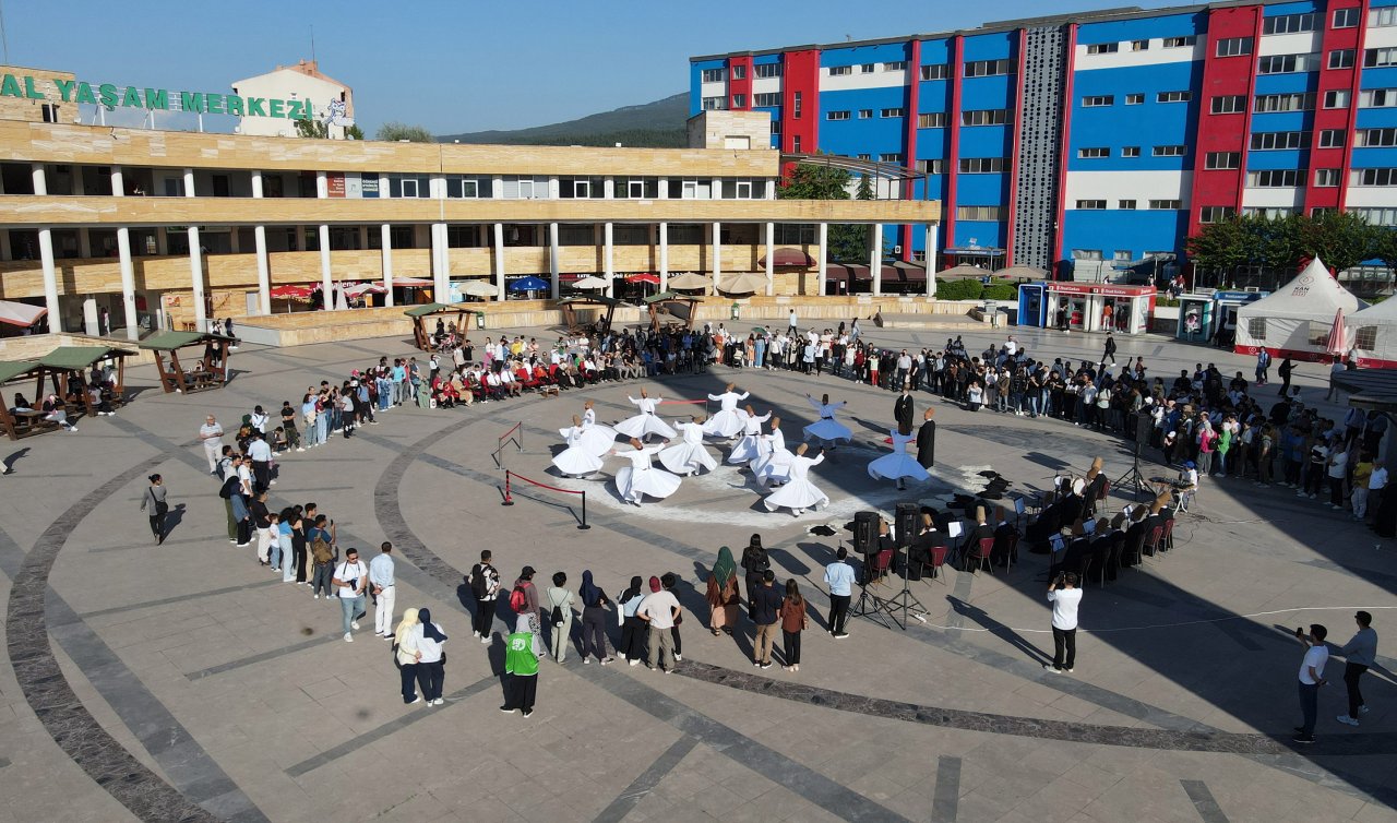  Konya Büyükşehir Karabük Üniversitesi’nde sema mukabelesi icra etti
