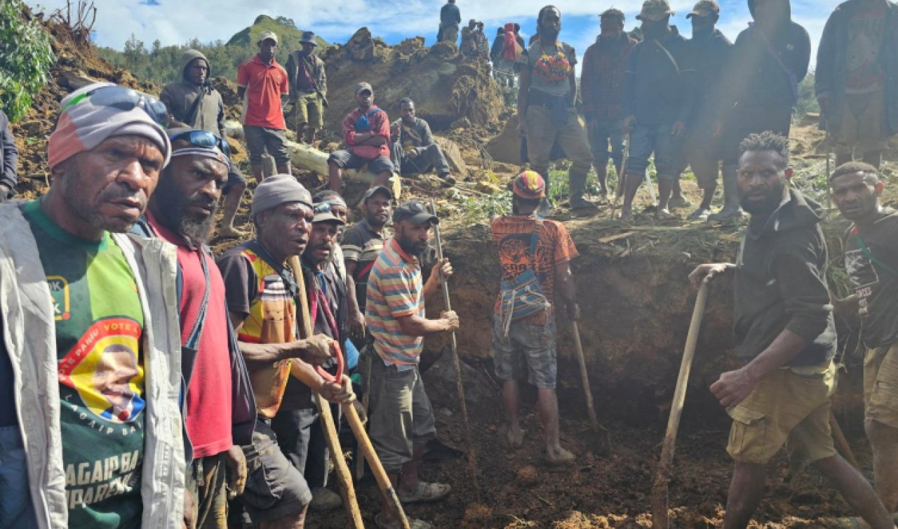  Papua Yeni Gine’de heyelan: Can kaybı 670’in üzerinde