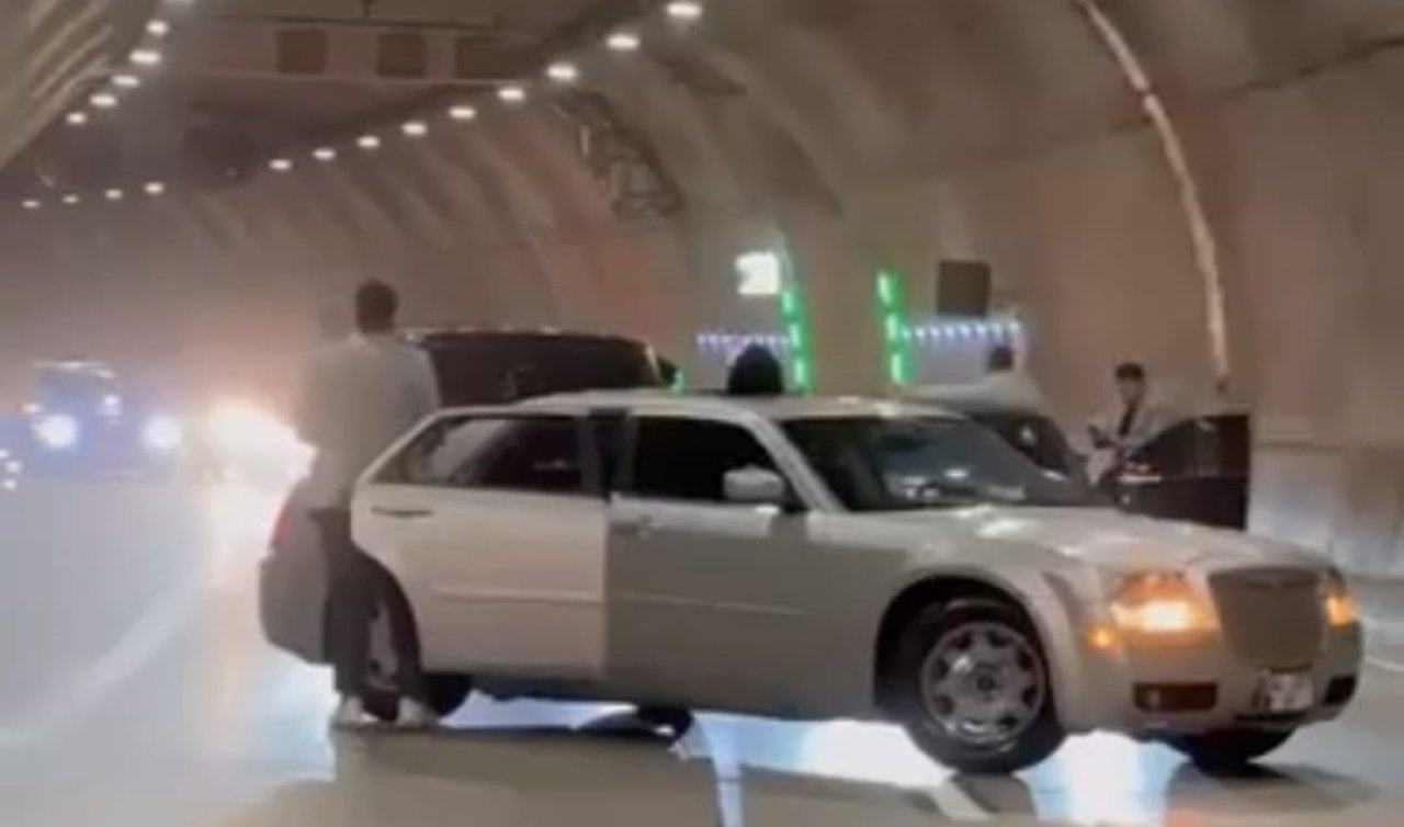  Tünel kapatan düğün konvoyundaki sürücülere 6 bin 210 lira ceza